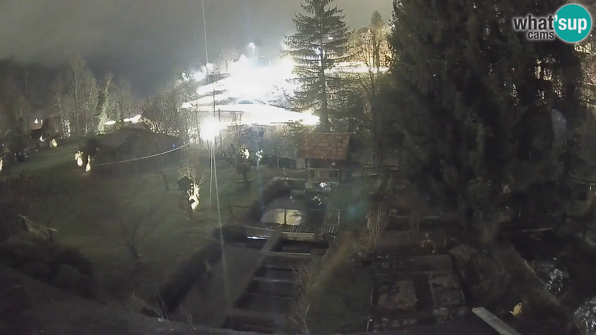 Web kamera uživo Rastoke – rijeka Slunjčica – Hrvatska