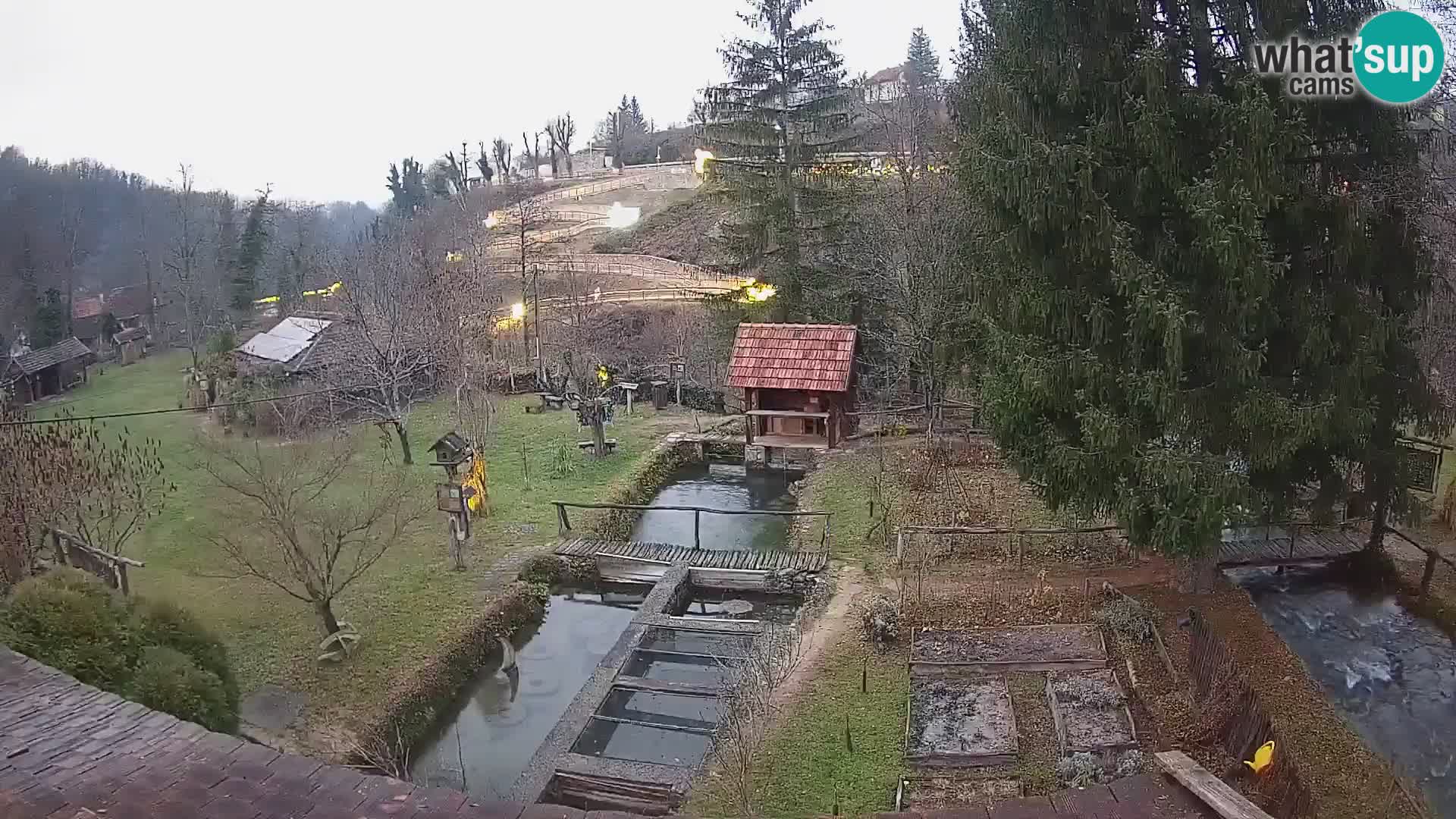 Web kamera uživo Rastoke – rijeka Slunjčica – Hrvatska