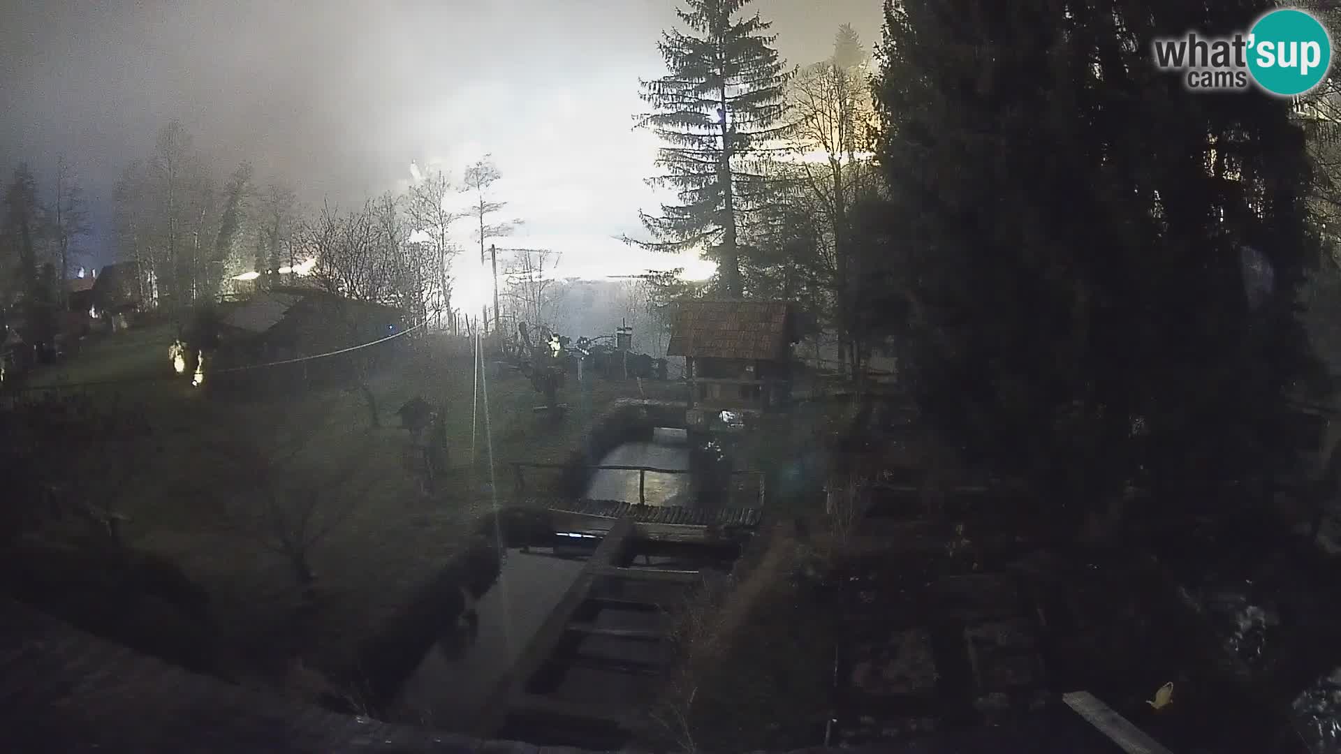 Web kamera uživo Rastoke – rijeka Slunjčica – Hrvatska