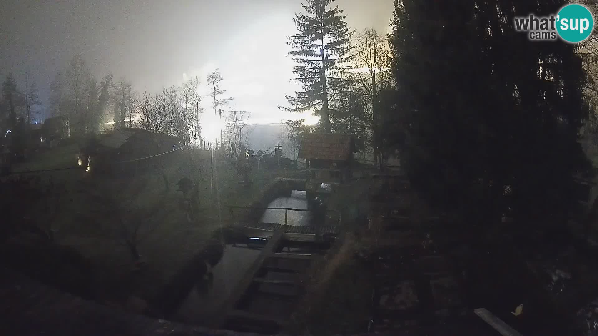 Cámara web en vivo Rastoke – río Slunjčica – Croacia