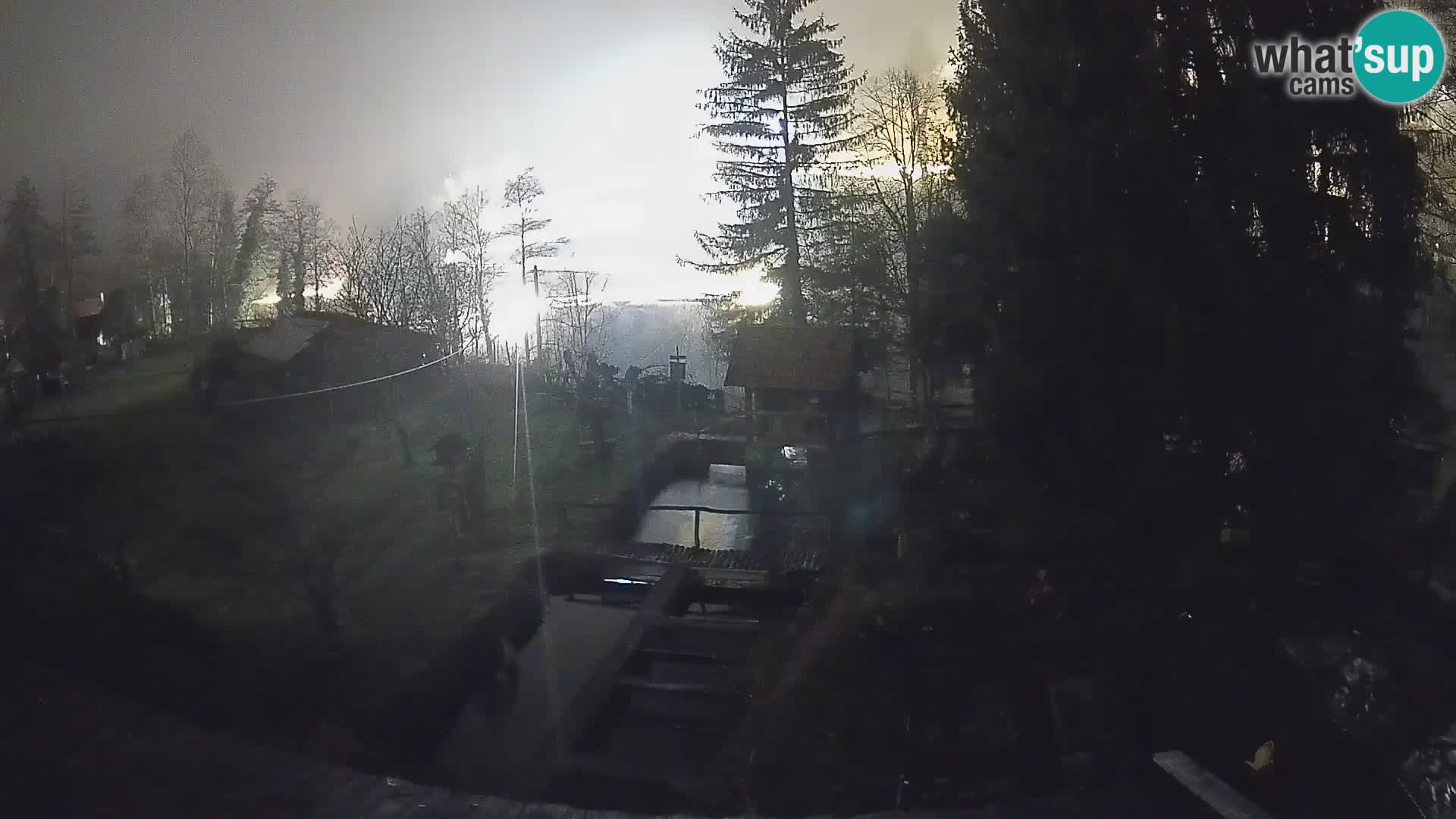 Cámara web en vivo Rastoke – río Slunjčica – Croacia