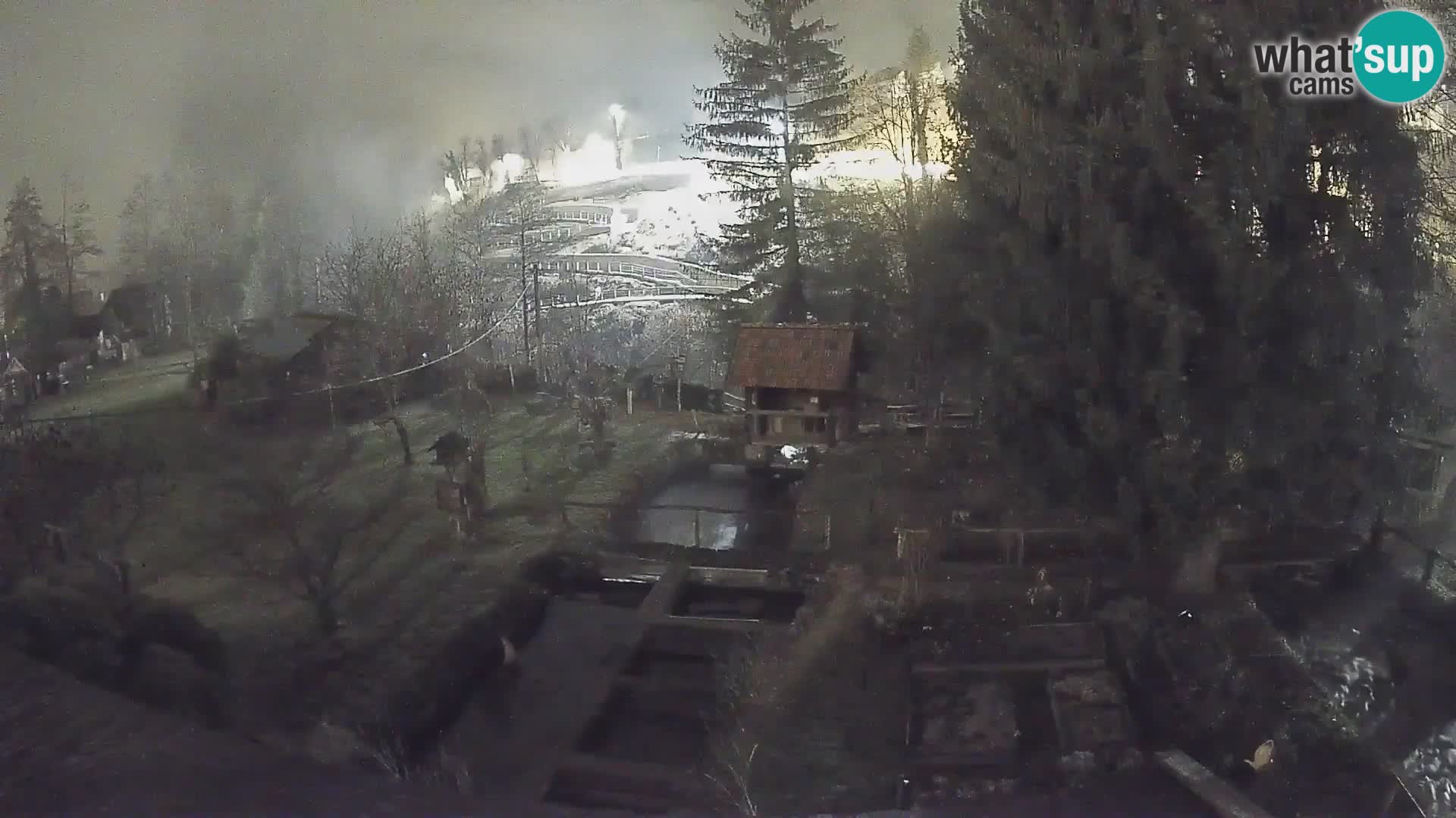 Spletna kamera v živo Rastoke – reka Slunjčica – Hrvaška