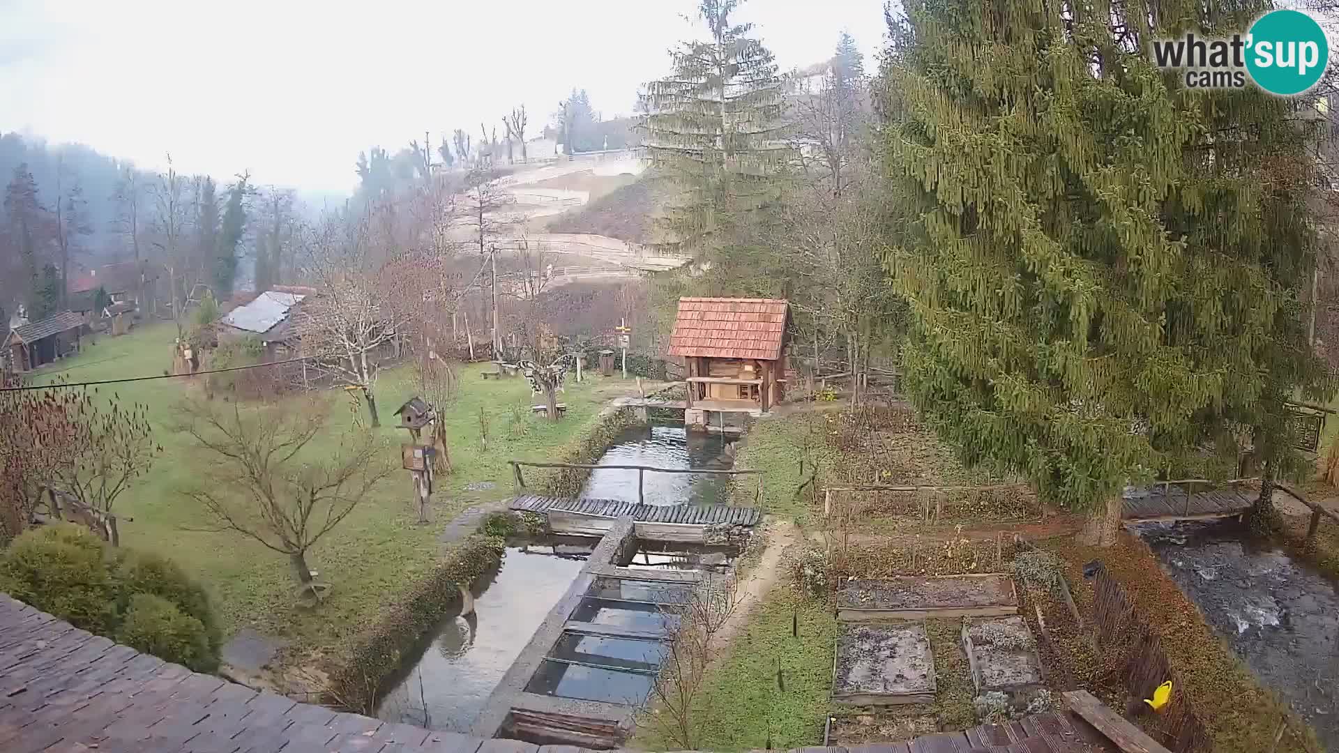 Cámara web en vivo Rastoke – río Slunjčica – Croacia