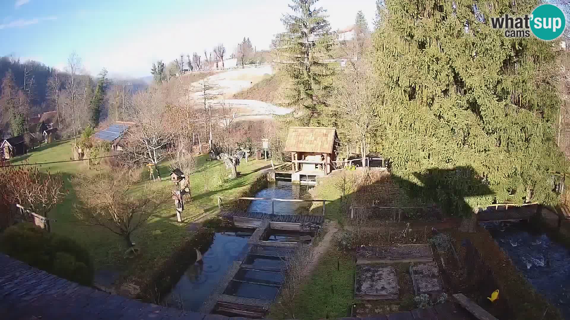 Webcam en direct Rastoke – rivière Slunjčica – Croatie