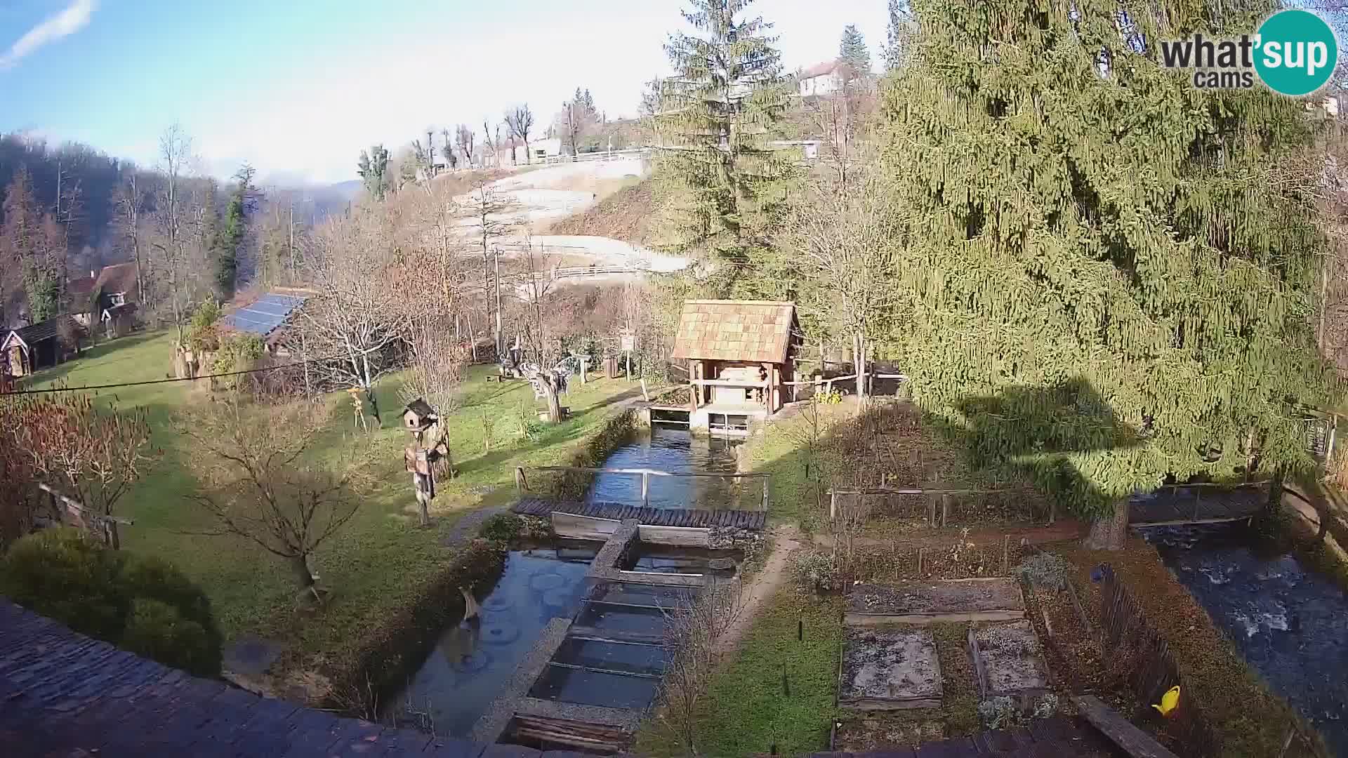 Webcam en direct Rastoke – rivière Slunjčica – Croatie