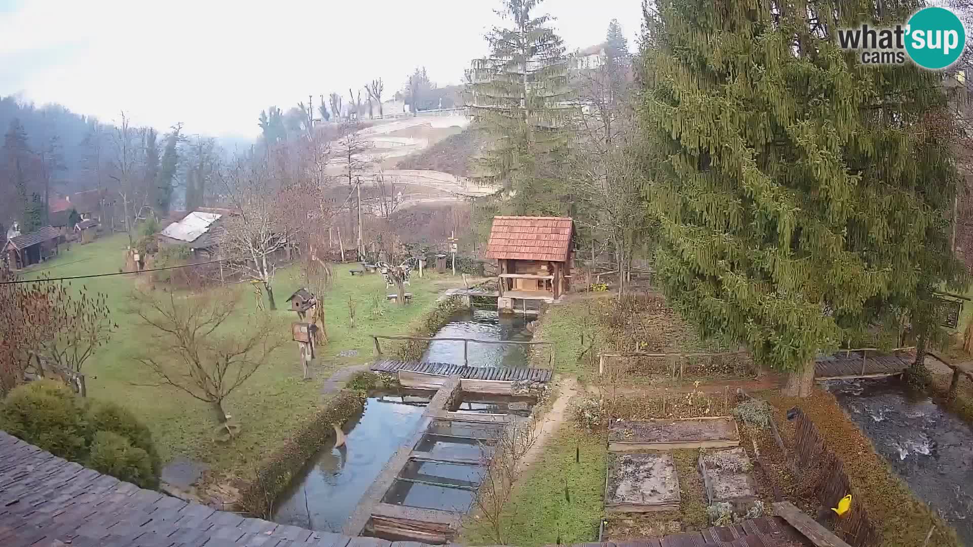 Webcam en direct Rastoke – rivière Slunjčica – Croatie