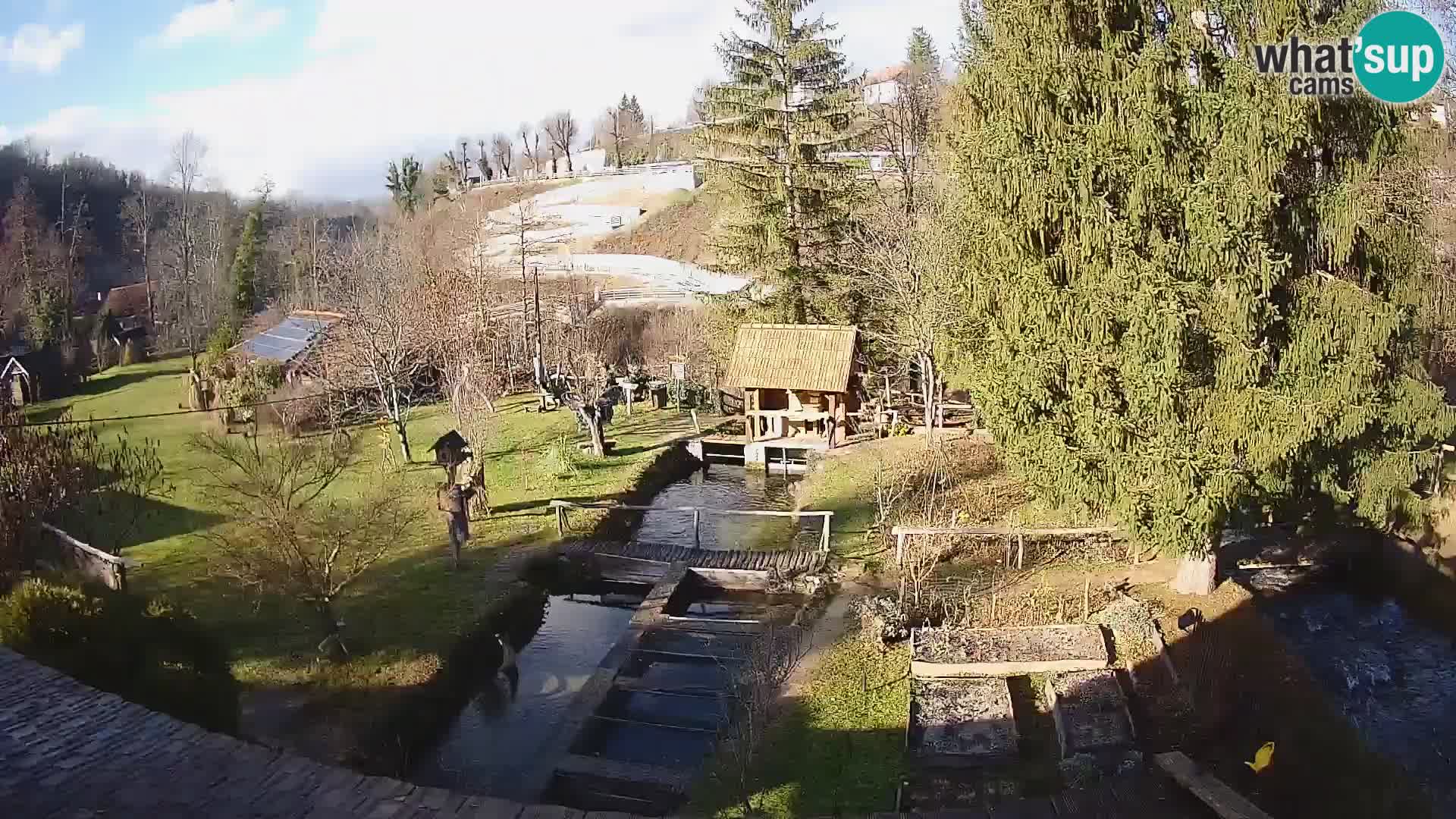 Web kamera uživo Rastoke – rijeka Slunjčica – Hrvatska