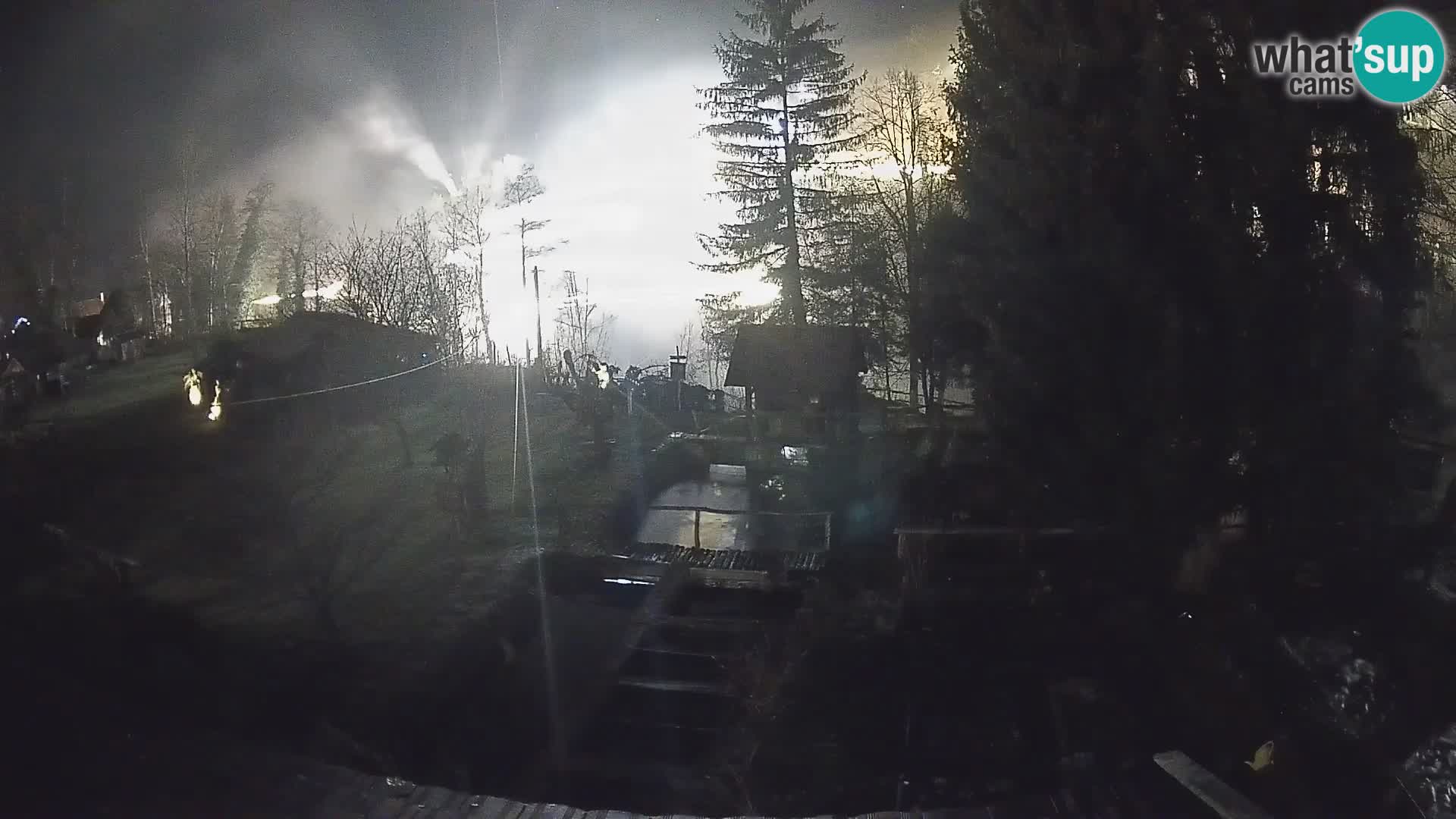 Spletna kamera v živo Rastoke – reka Slunjčica – Hrvaška