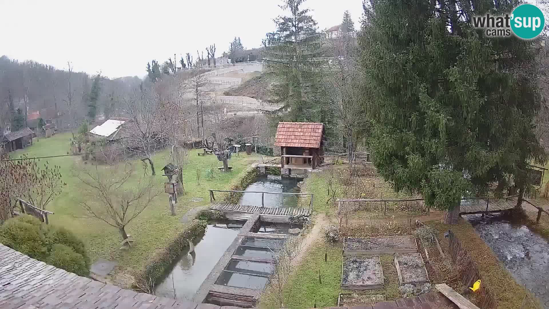 Web kamera uživo Rastoke – rijeka Slunjčica – Hrvatska