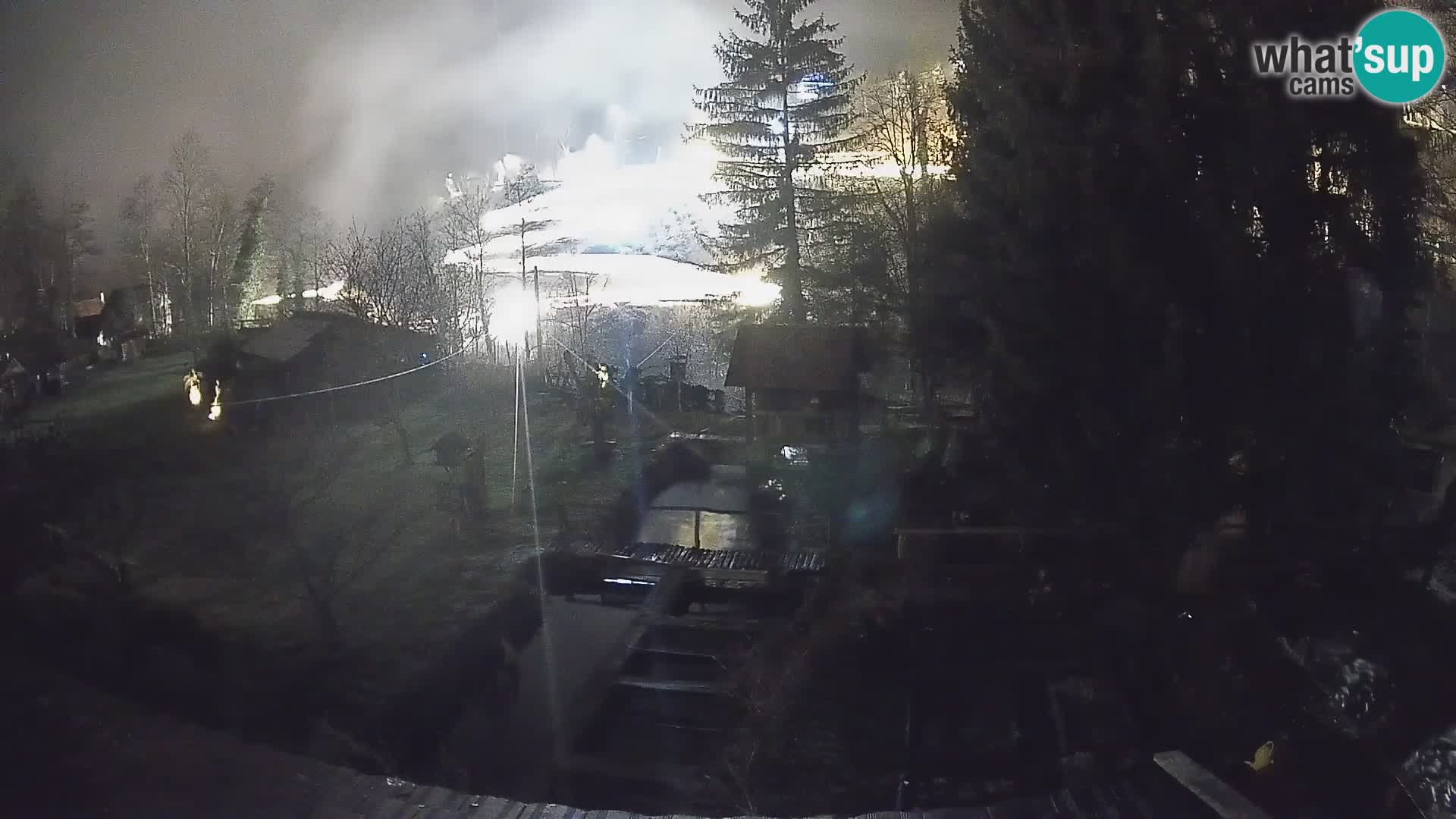 Spletna kamera v živo Rastoke – reka Slunjčica – Hrvaška