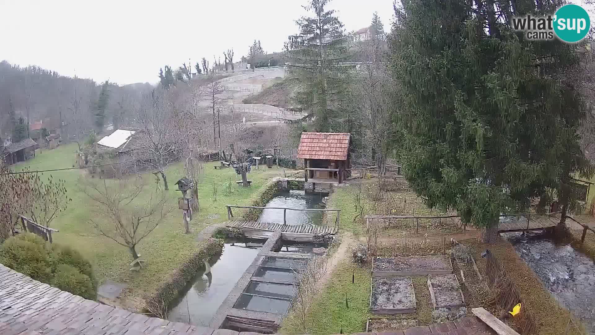 Webcam en direct Rastoke – rivière Slunjčica – Croatie