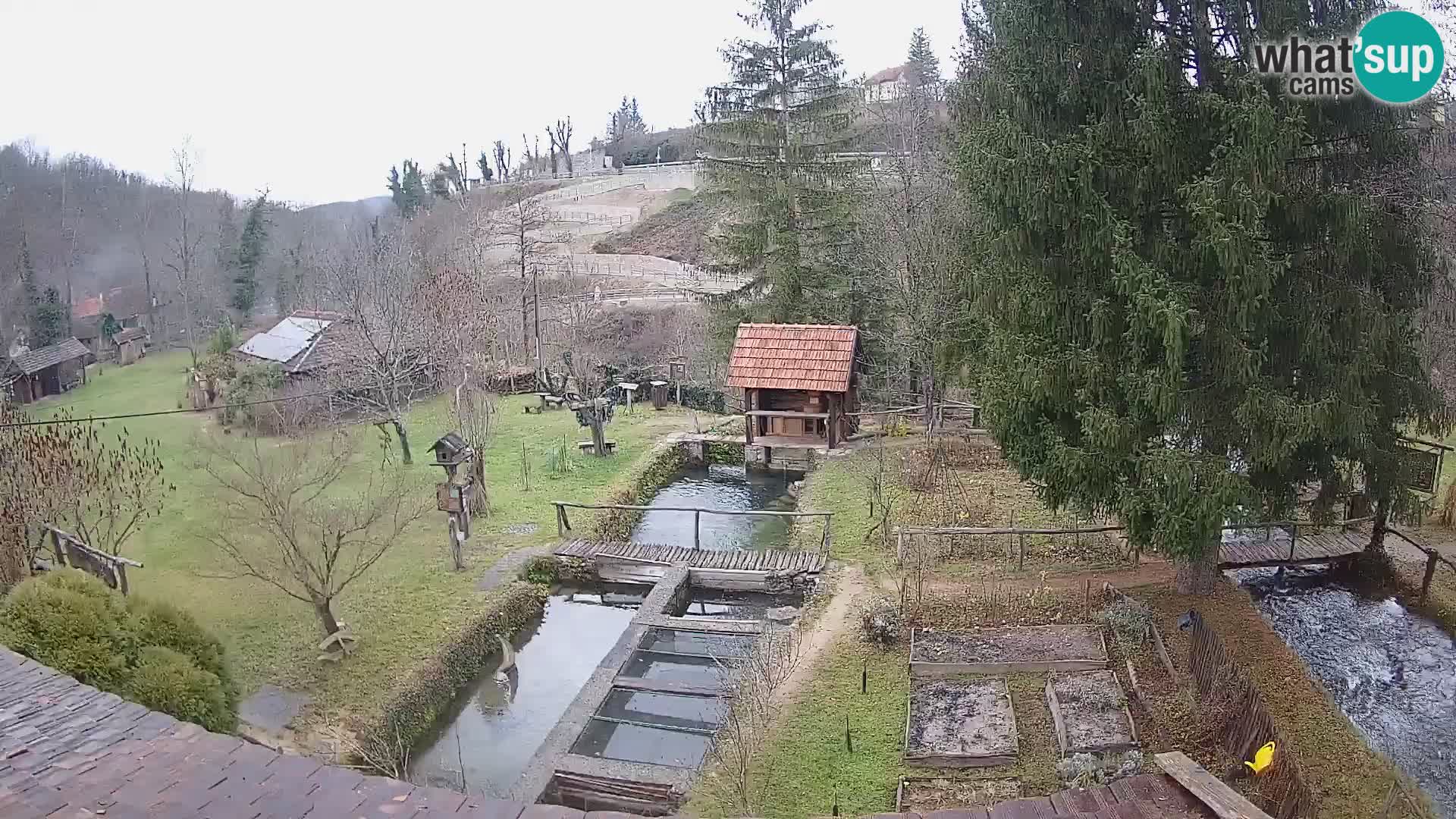 Web kamera uživo Rastoke – rijeka Slunjčica – Hrvatska