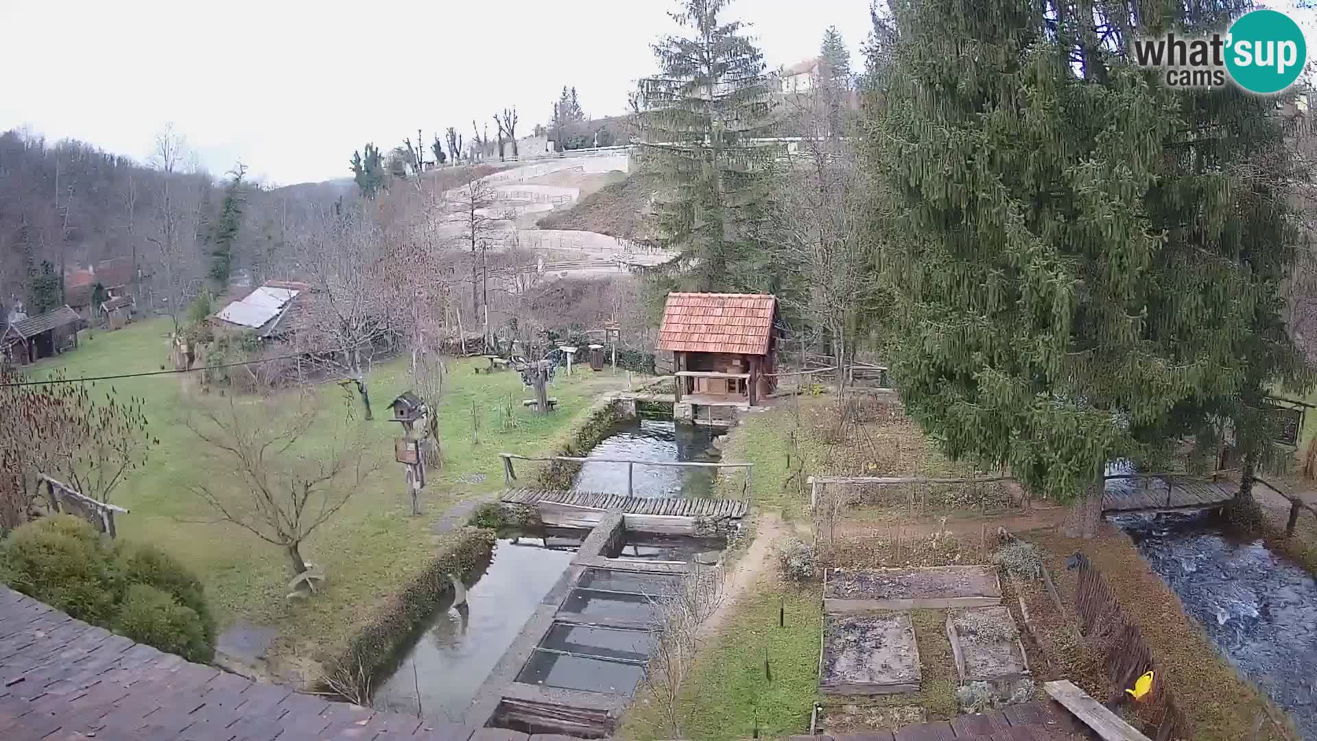 Web kamera uživo Rastoke – rijeka Slunjčica – Hrvatska