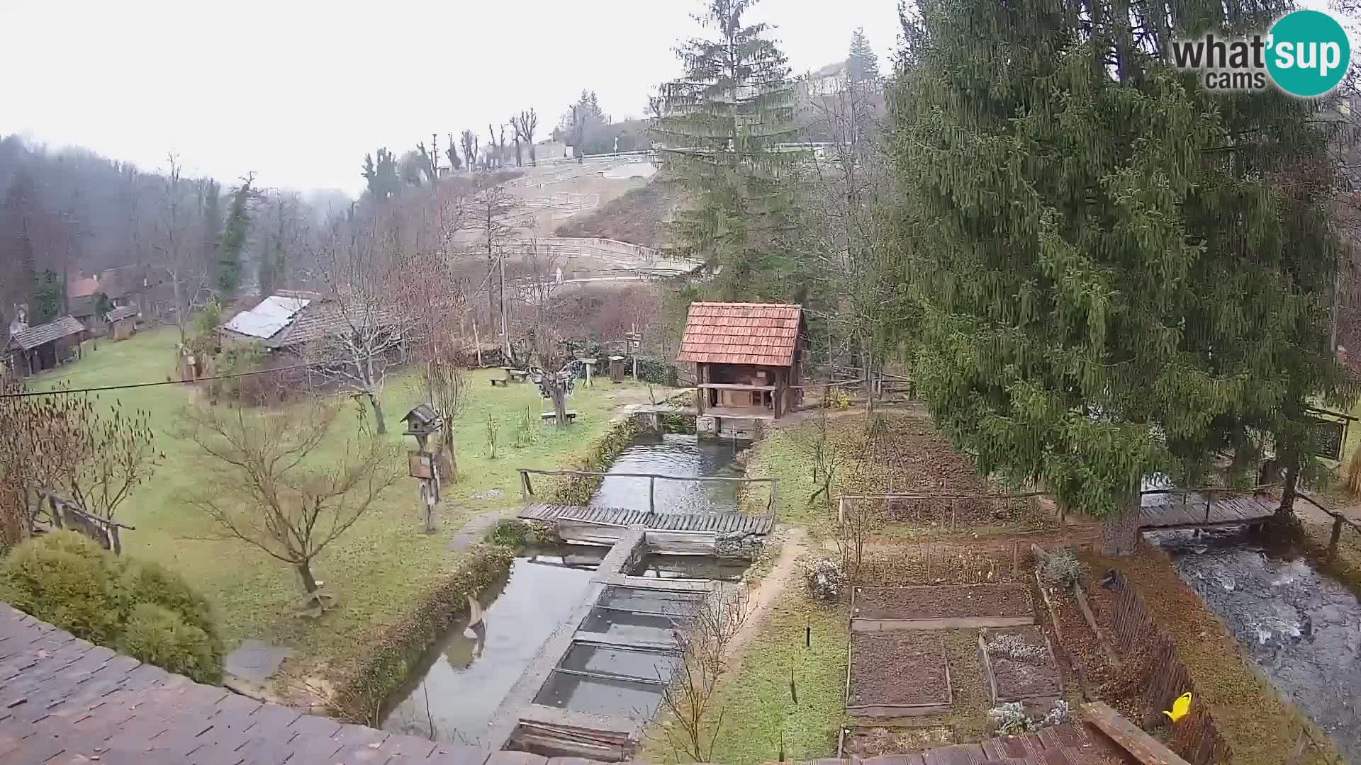 Web kamera uživo Rastoke – rijeka Slunjčica – Hrvatska