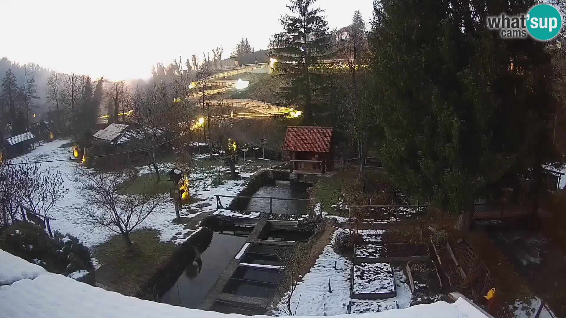 Live-Webcam Rastoke – Fluss Slunjčica – Kroatien