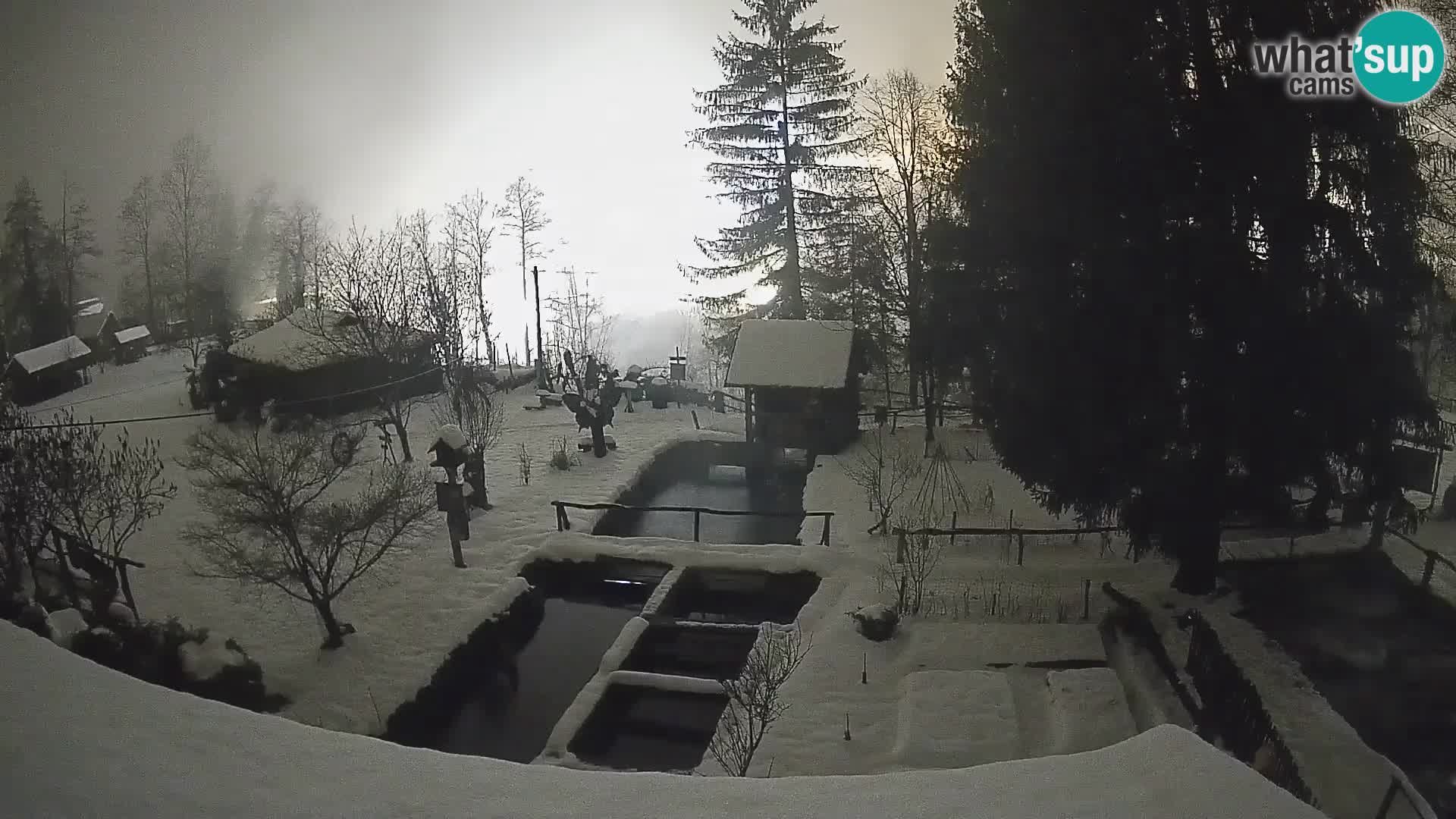 Web kamera uživo Rastoke – rijeka Slunjčica – Hrvatska