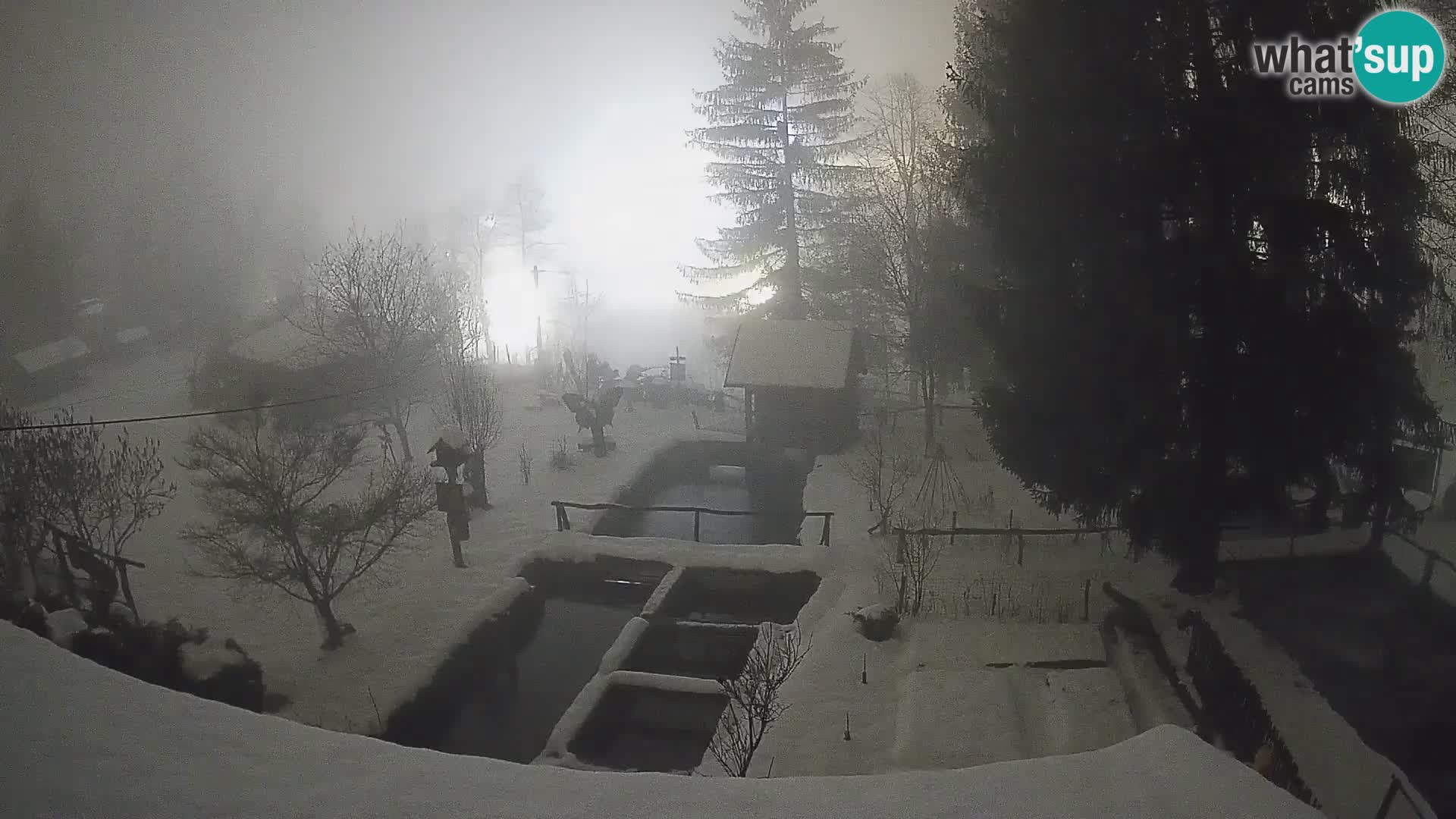 Spletna kamera v živo Rastoke – reka Slunjčica – Hrvaška