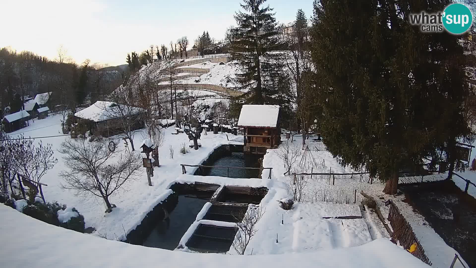 Webcam en direct Rastoke – rivière Slunjčica – Croatie