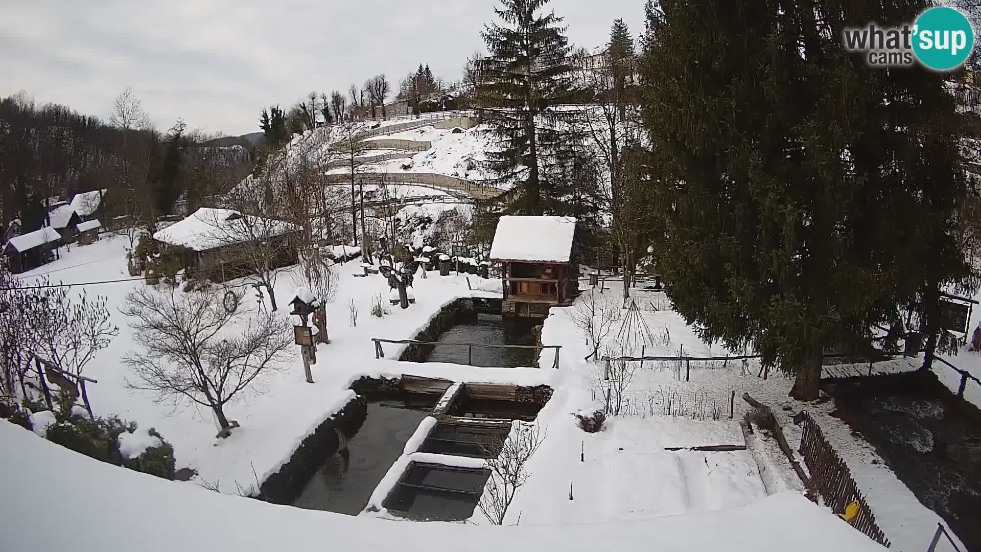 Webcam en direct Rastoke – rivière Slunjčica – Croatie