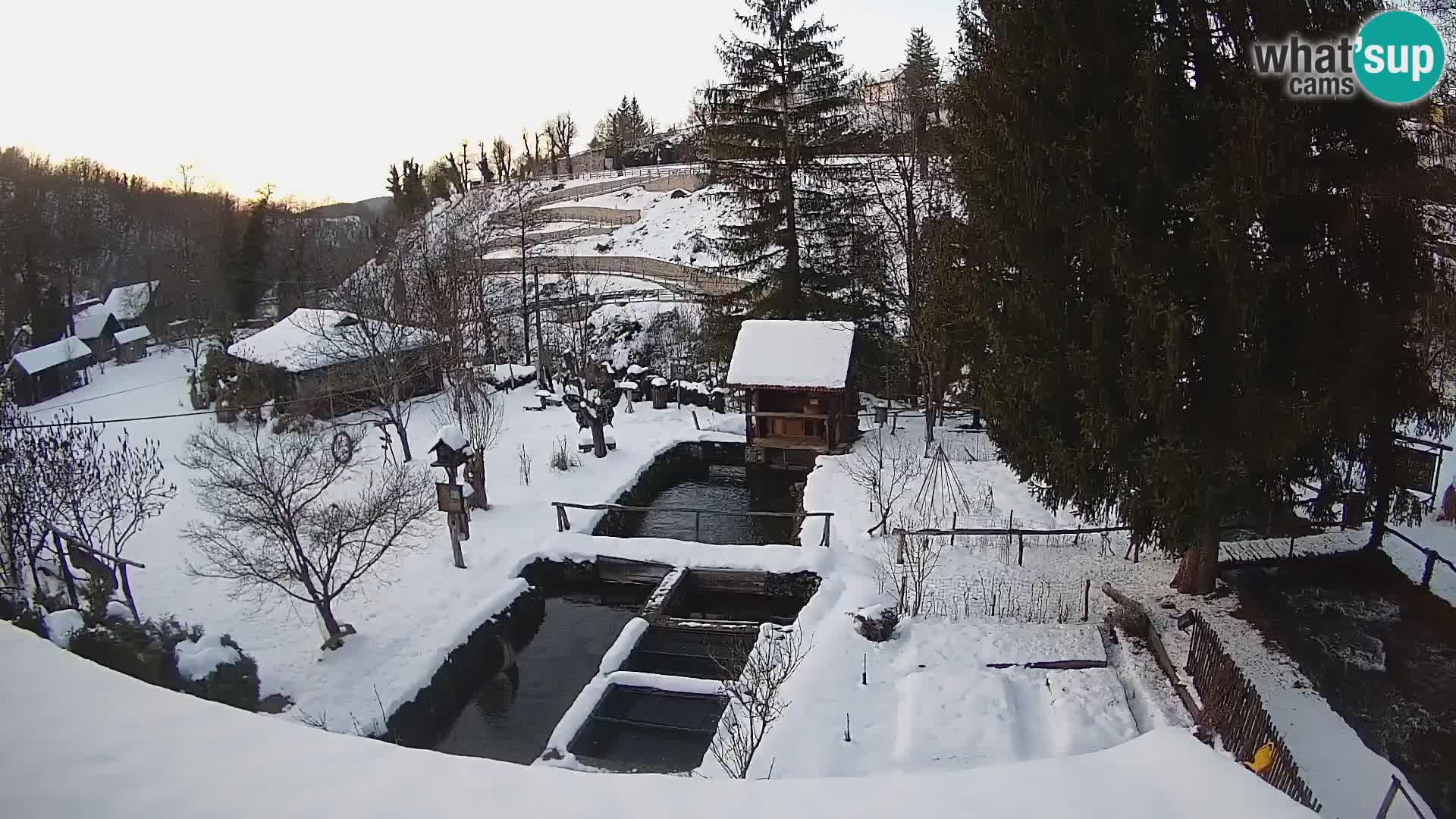 Live webcam Rastoke – fiume Slunjčica – Croazia