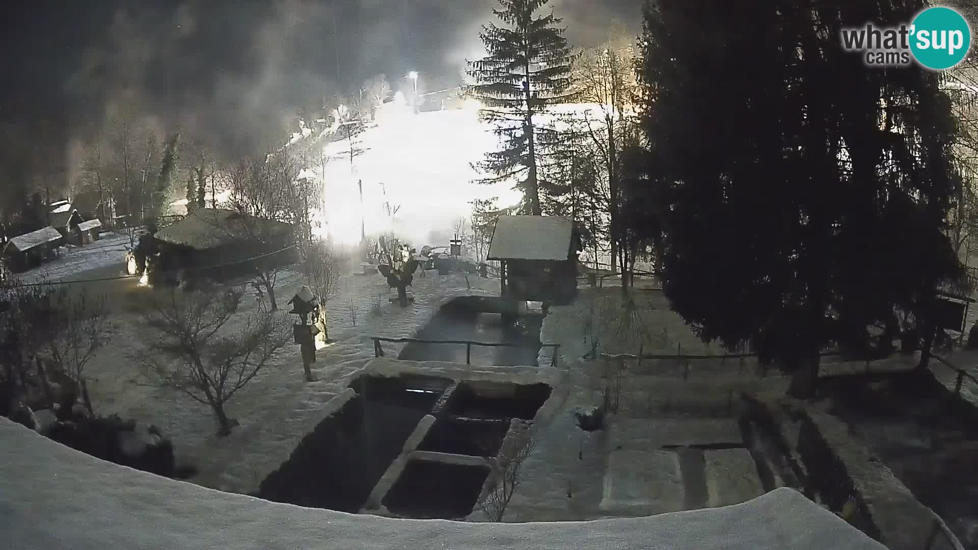 Live webcam Rastoke – river Slunjčica – Croatia