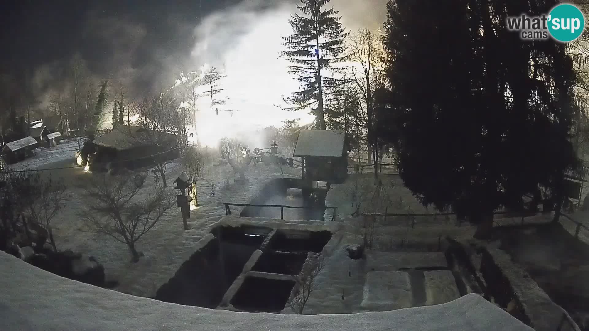 Live webcam Rastoke – river Slunjčica – Croatia