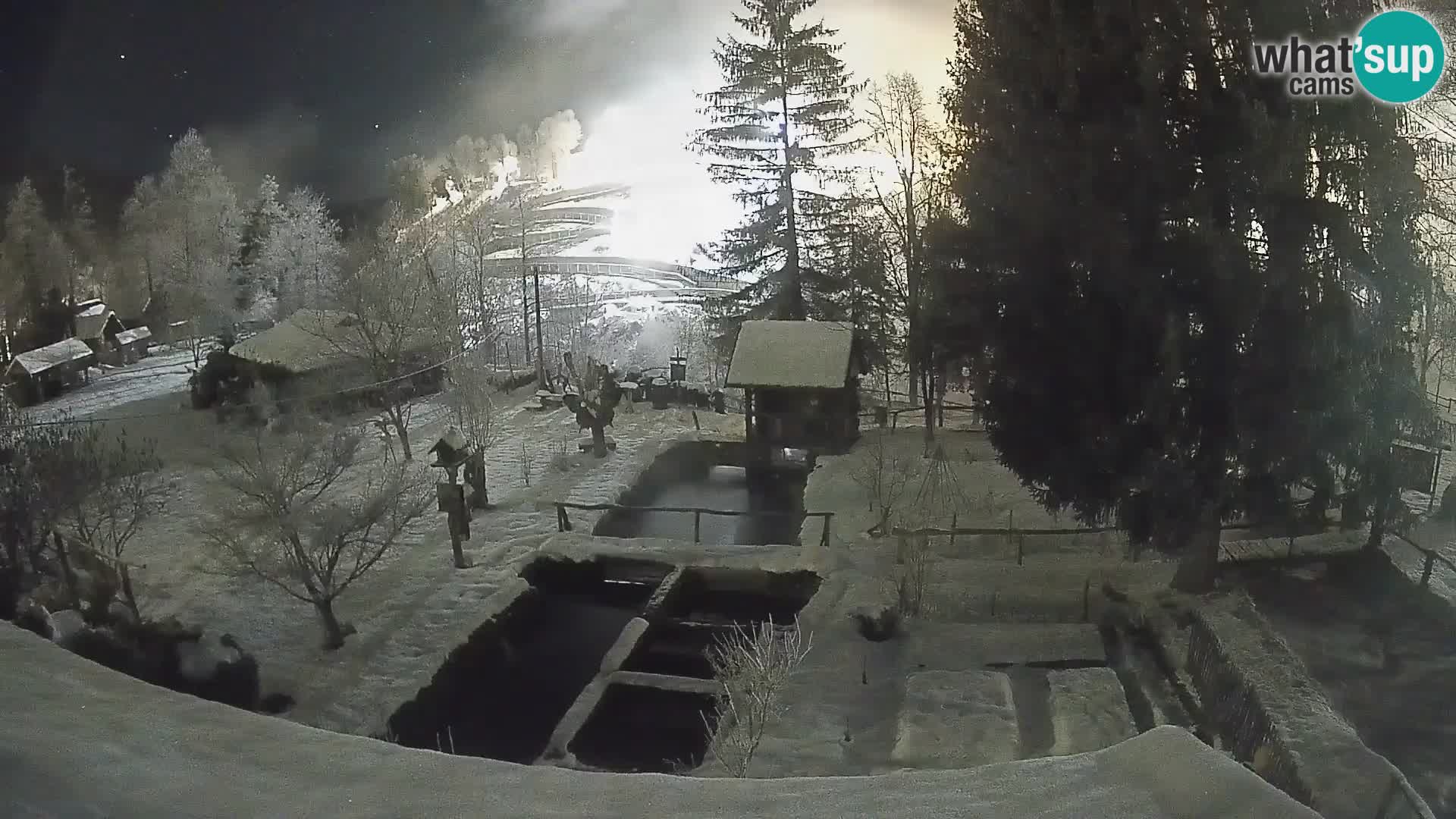 Live webcam Rastoke – river Slunjčica – Croatia