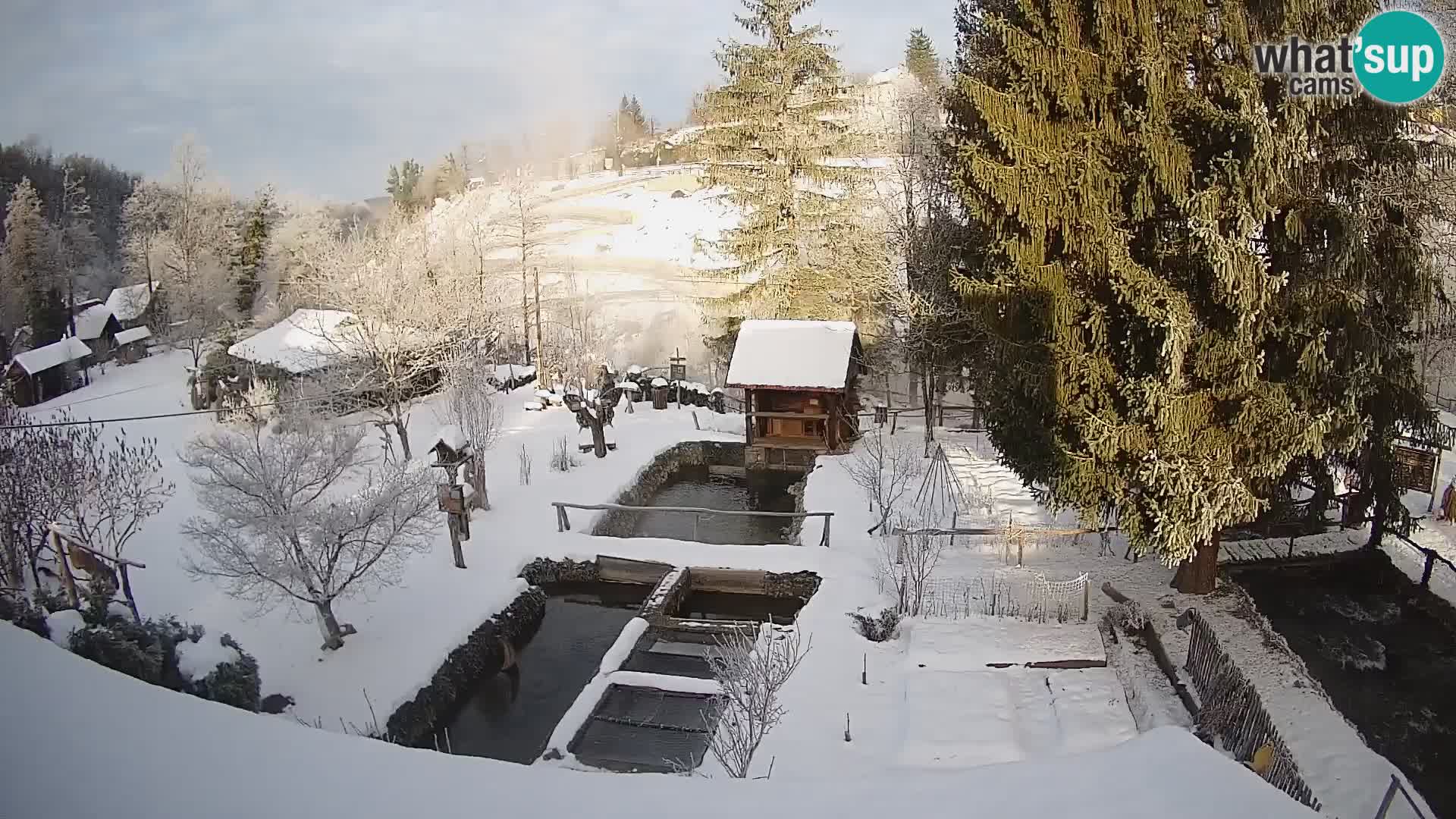 Live-Webcam Rastoke – Fluss Slunjčica – Kroatien