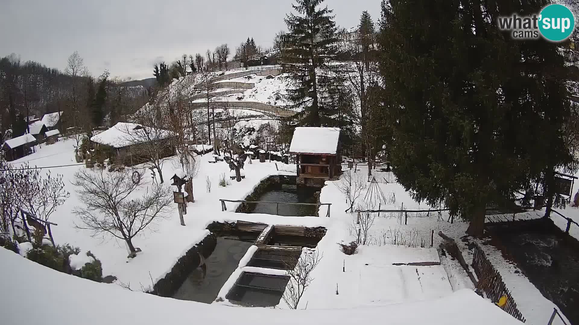 Webcam en direct Rastoke – rivière Slunjčica – Croatie