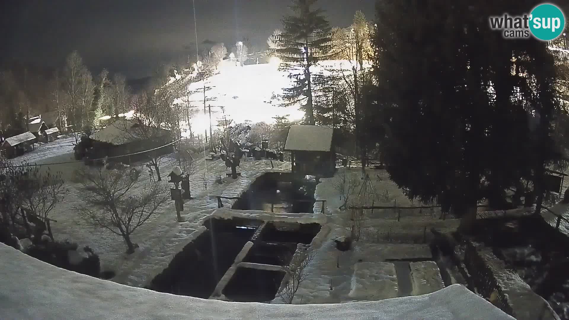 Spletna kamera v živo Rastoke – reka Slunjčica – Hrvaška