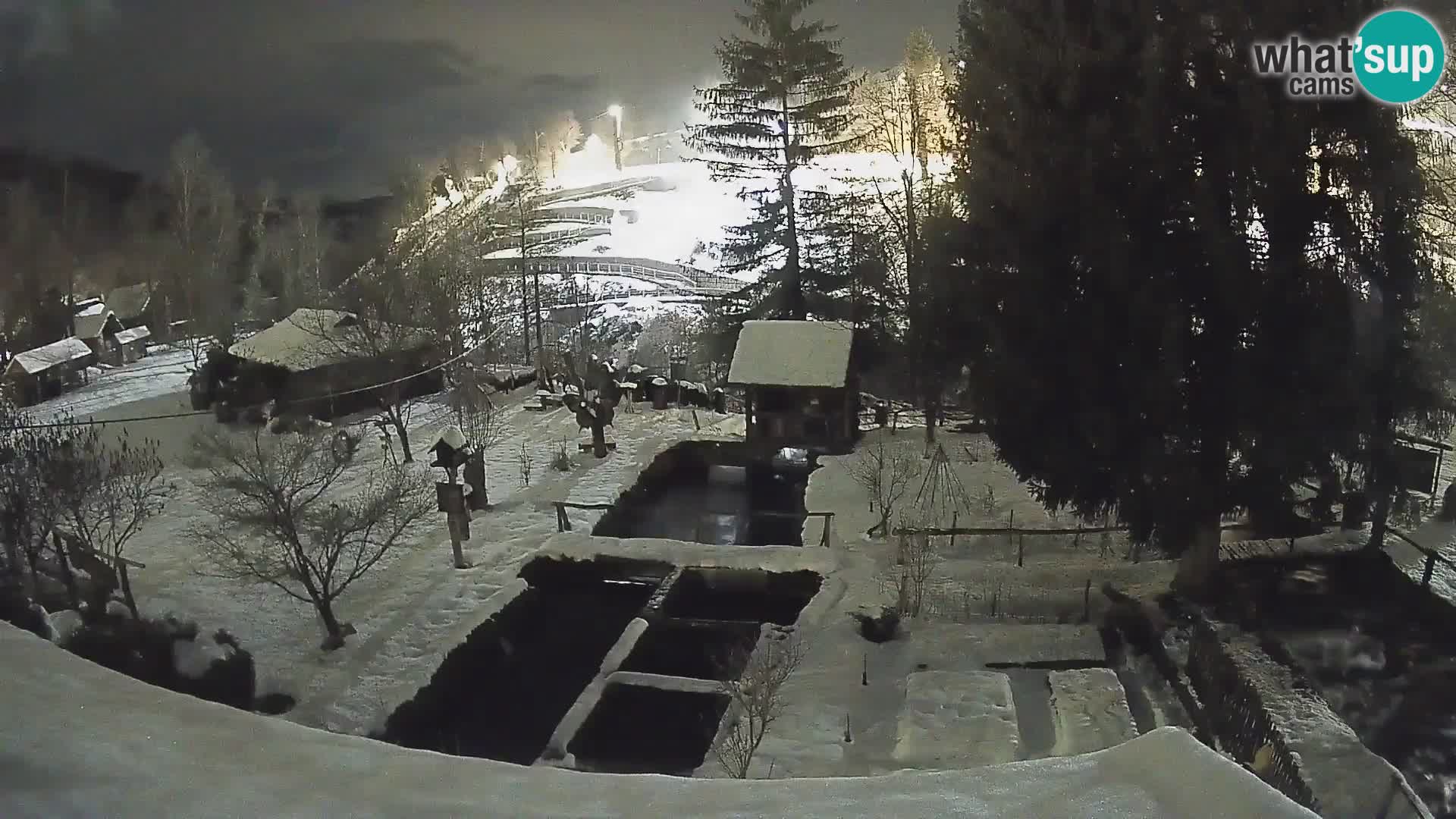 Web kamera uživo Rastoke – rijeka Slunjčica – Hrvatska