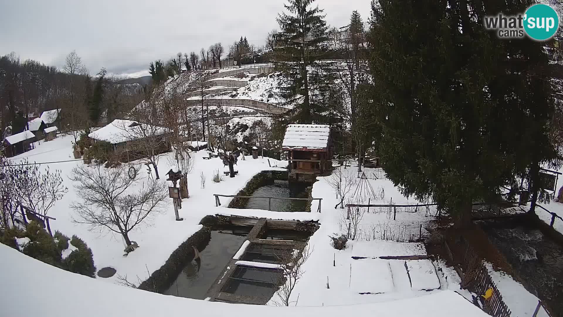 Live webcam Rastoke – fiume Slunjčica – Croazia