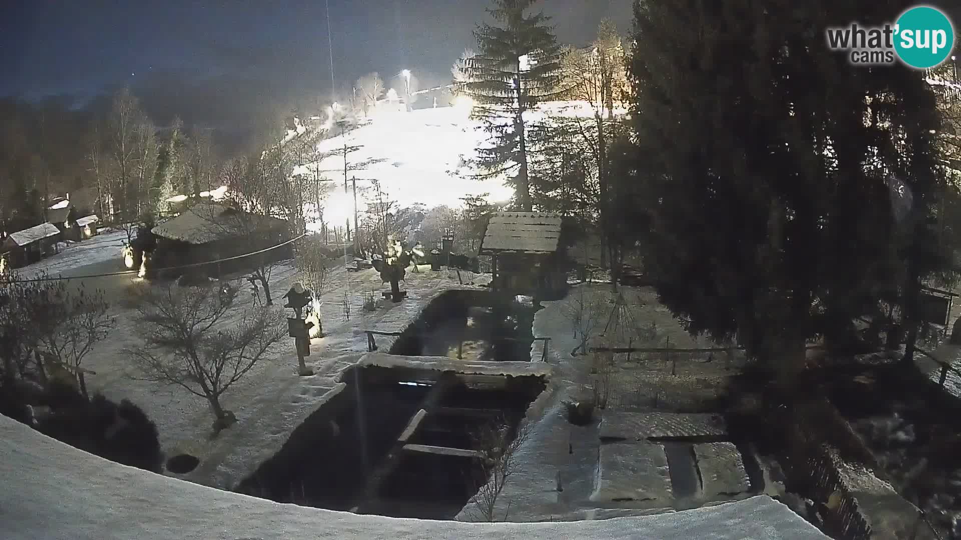 Web kamera uživo Rastoke – rijeka Slunjčica – Hrvatska