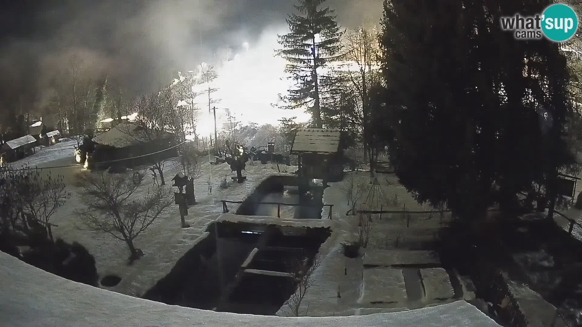 Cámara web en vivo Rastoke – río Slunjčica – Croacia