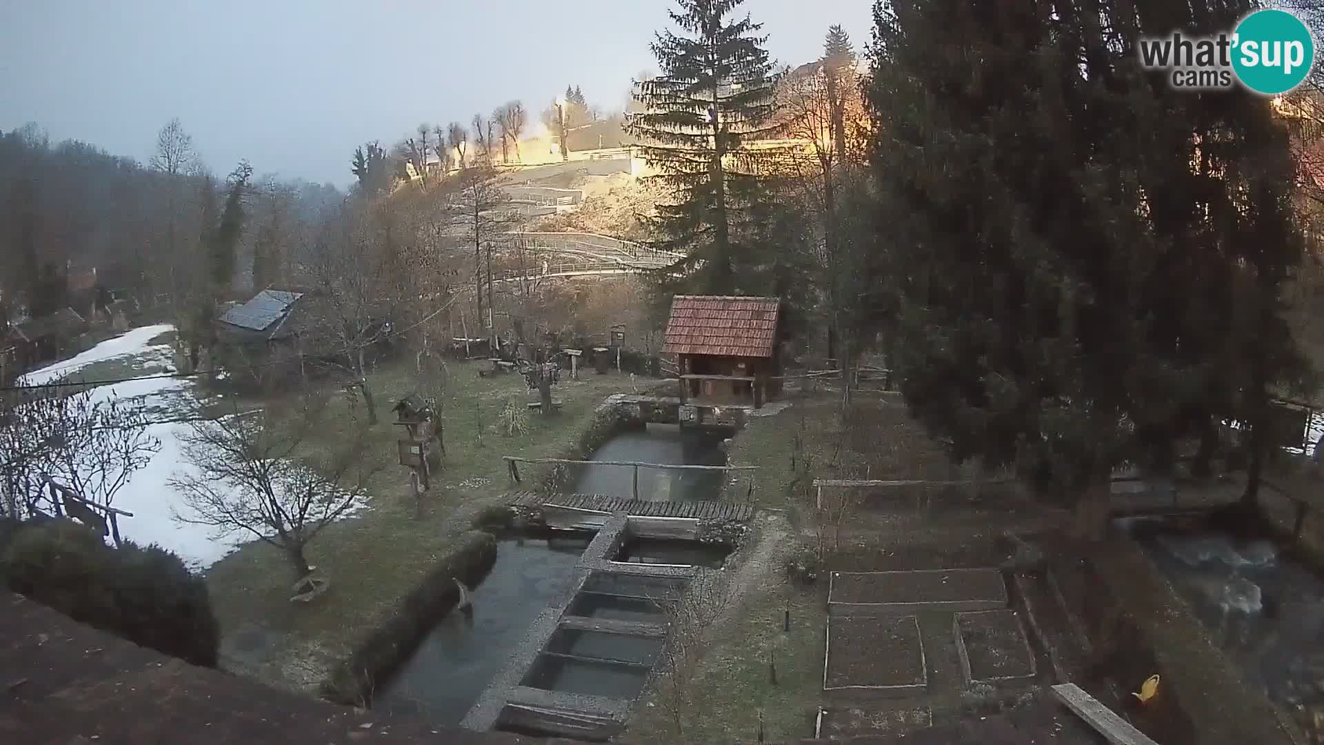 Live webcam Rastoke – fiume Slunjčica – Croazia