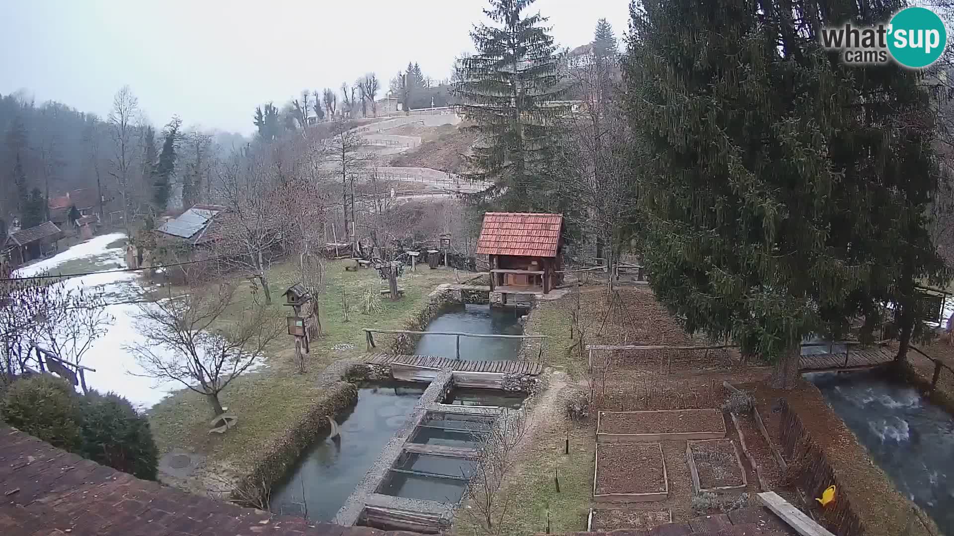 Webcam en direct Rastoke – rivière Slunjčica – Croatie