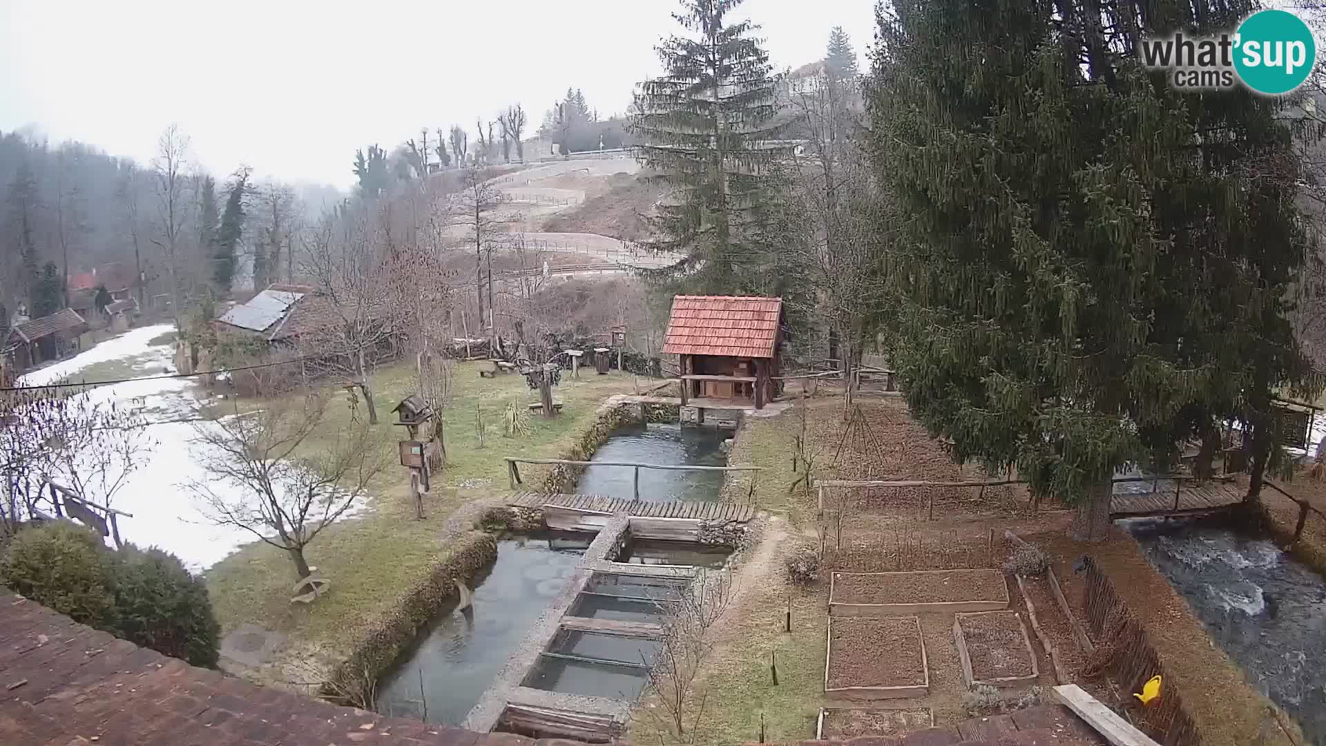 Cámara web en vivo Rastoke – río Slunjčica – Croacia