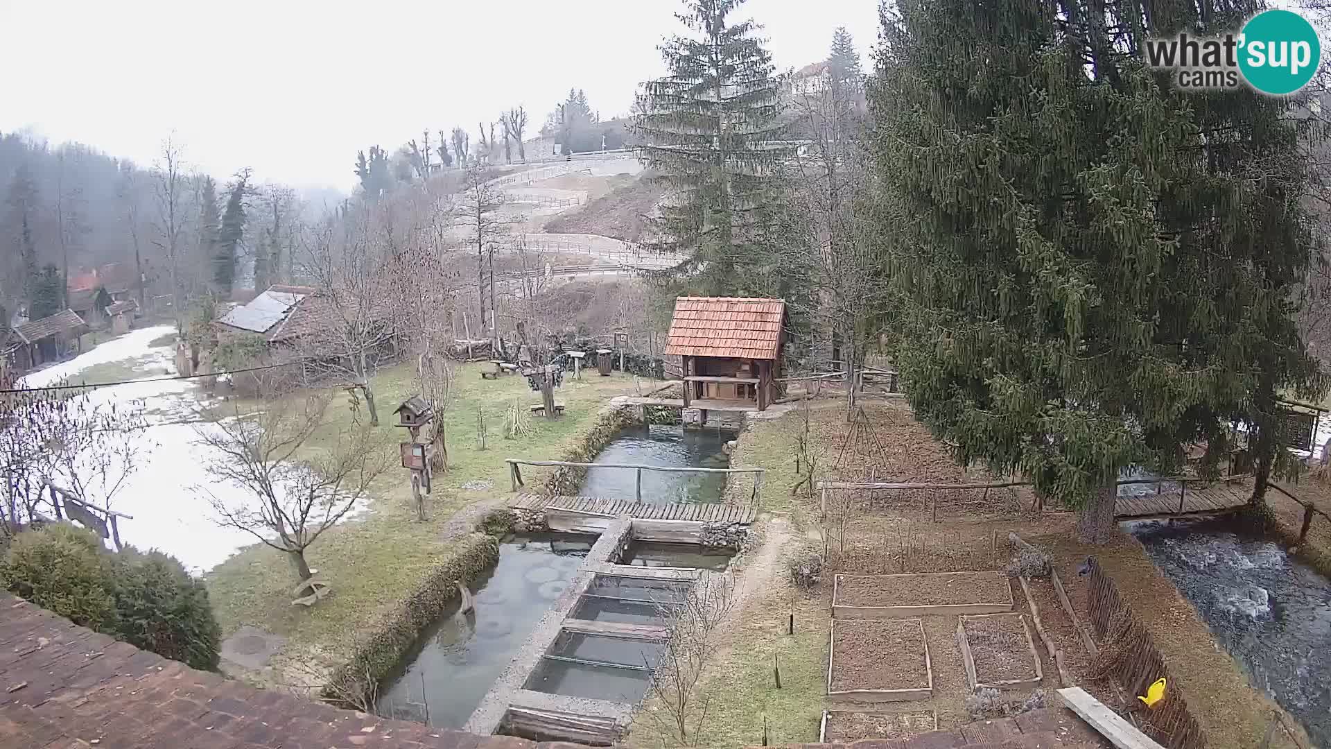 Live webcam Rastoke – fiume Slunjčica – Croazia