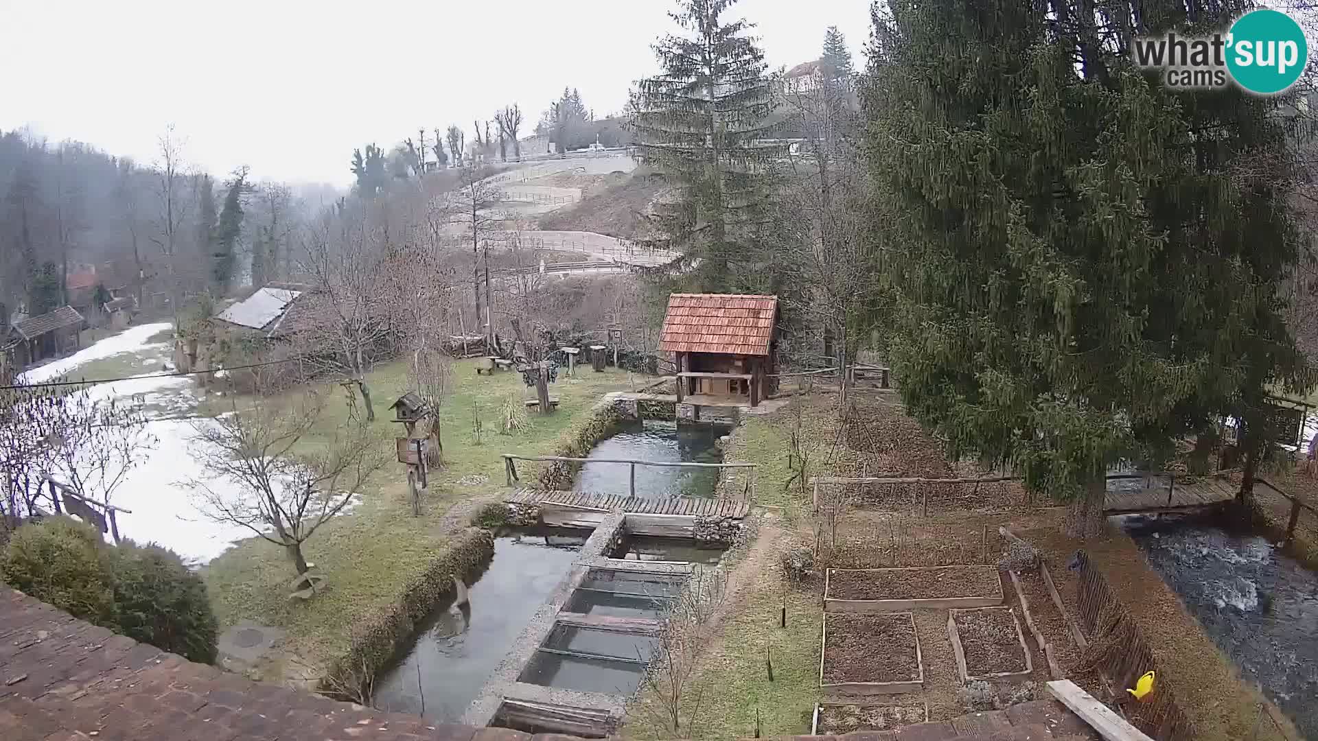 Web kamera uživo Rastoke – rijeka Slunjčica – Hrvatska