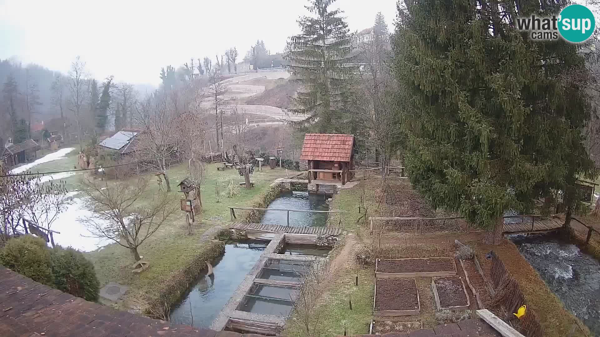 Web kamera uživo Rastoke – rijeka Slunjčica – Hrvatska