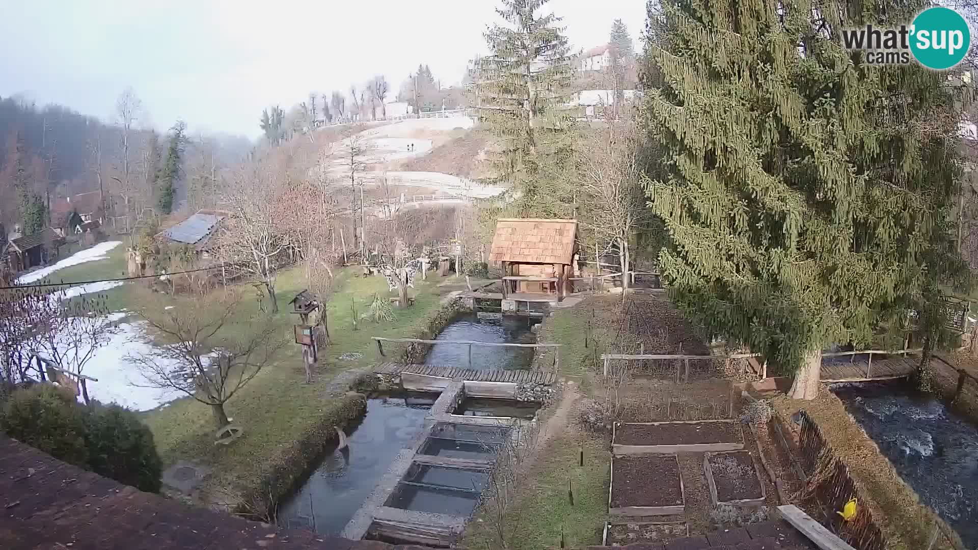 Web kamera uživo Rastoke – rijeka Slunjčica – Hrvatska