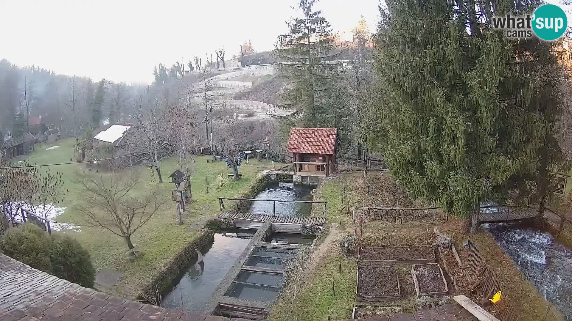 Live webcam Rastoke – fiume Slunjčica – Croazia