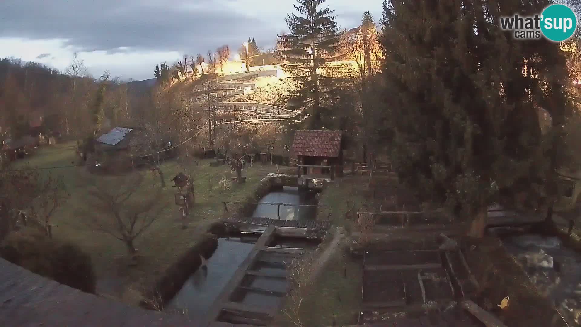 Live webcam Rastoke – river Slunjčica – Croatia