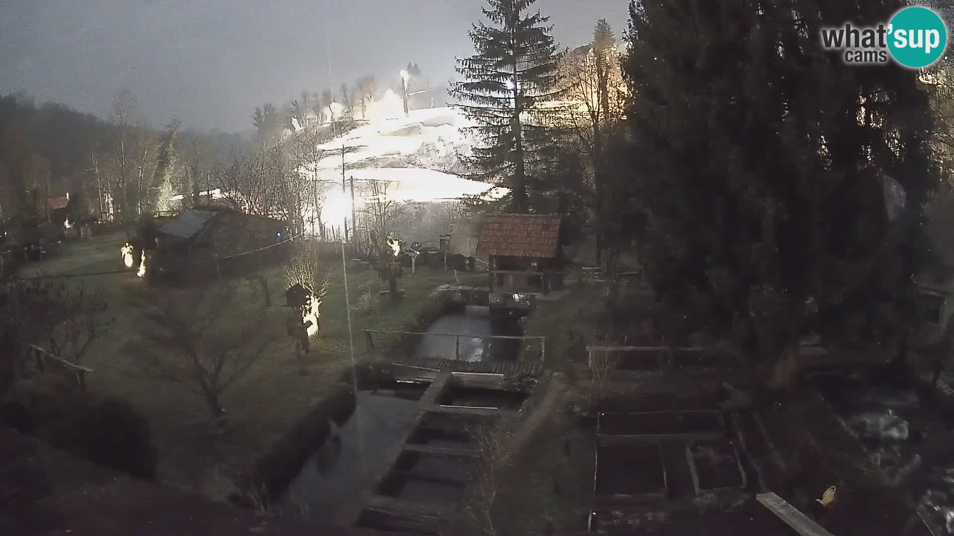 Live webcam Rastoke – fiume Slunjčica – Croazia