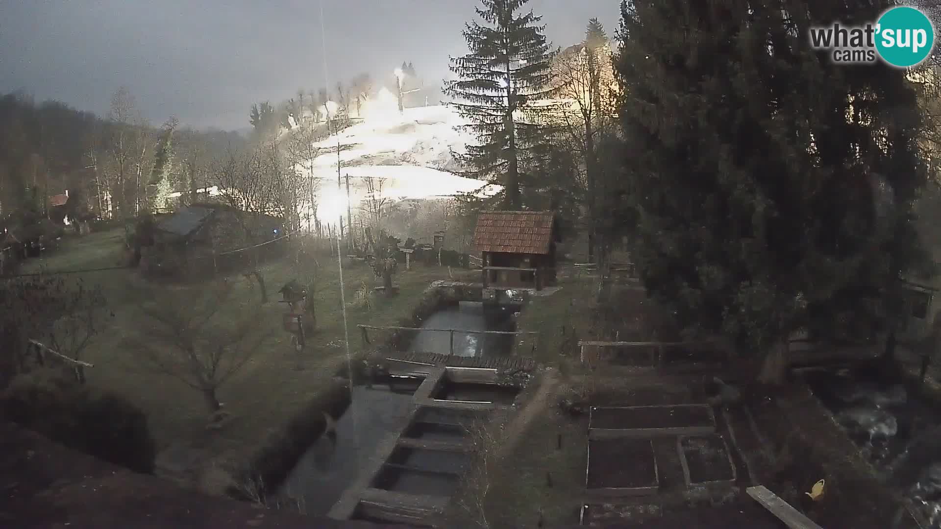 Webcam en direct Rastoke – rivière Slunjčica – Croatie