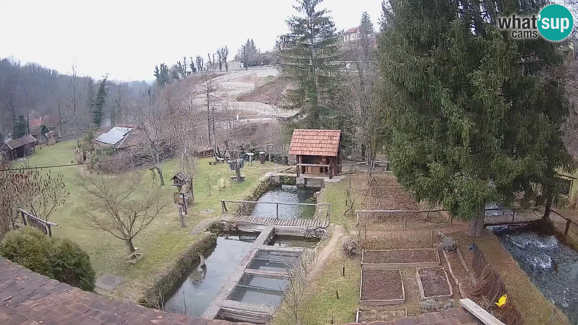 Webcam en direct Rastoke – rivière Slunjčica – Croatie
