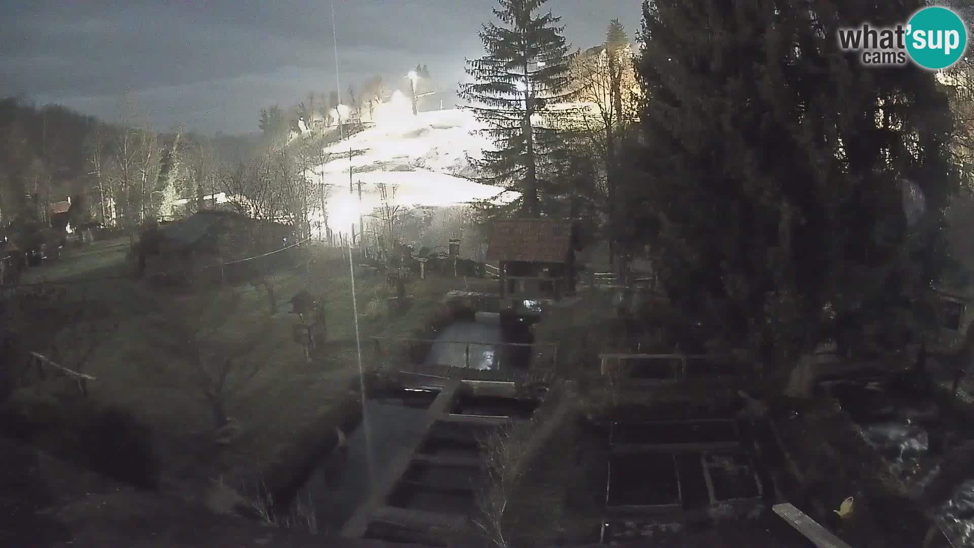 Spletna kamera v živo Rastoke – reka Slunjčica – Hrvaška