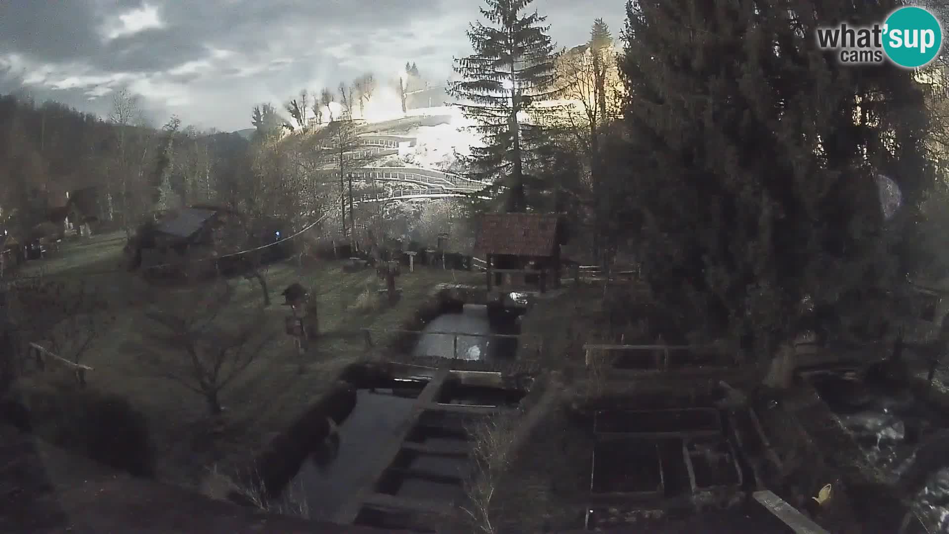 Live webcam Rastoke – river Slunjčica – Croatia