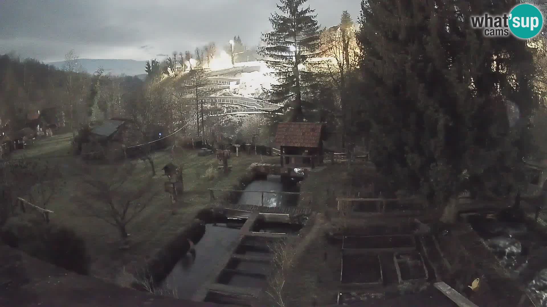 Cámara web en vivo Rastoke – río Slunjčica – Croacia