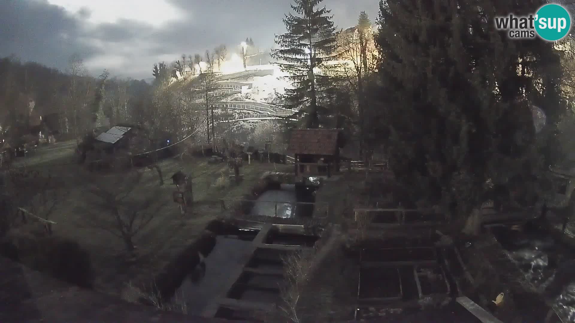 Web kamera uživo Rastoke – rijeka Slunjčica – Hrvatska